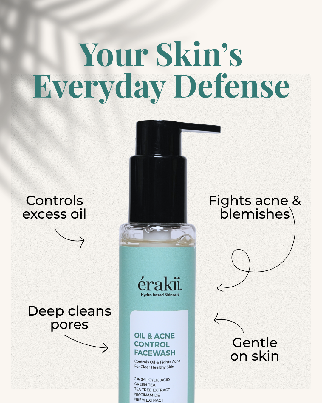 Tea Tree & Oil Control Facewash